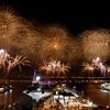 Fireworks Dazzle Over The Hudson River